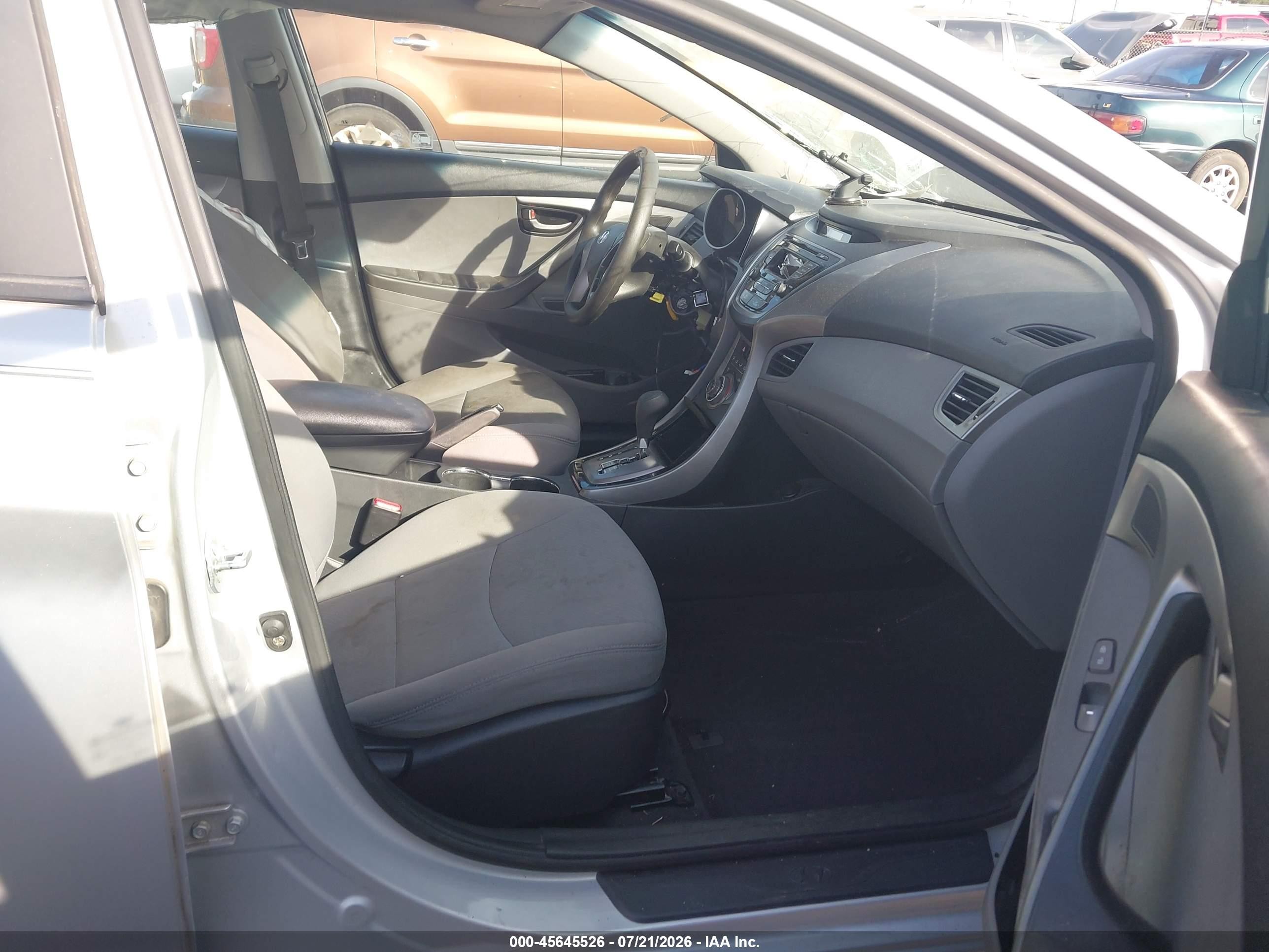 2013 Hyundai Elantra Gls Silver vin: KMHDH4AE4DU937326