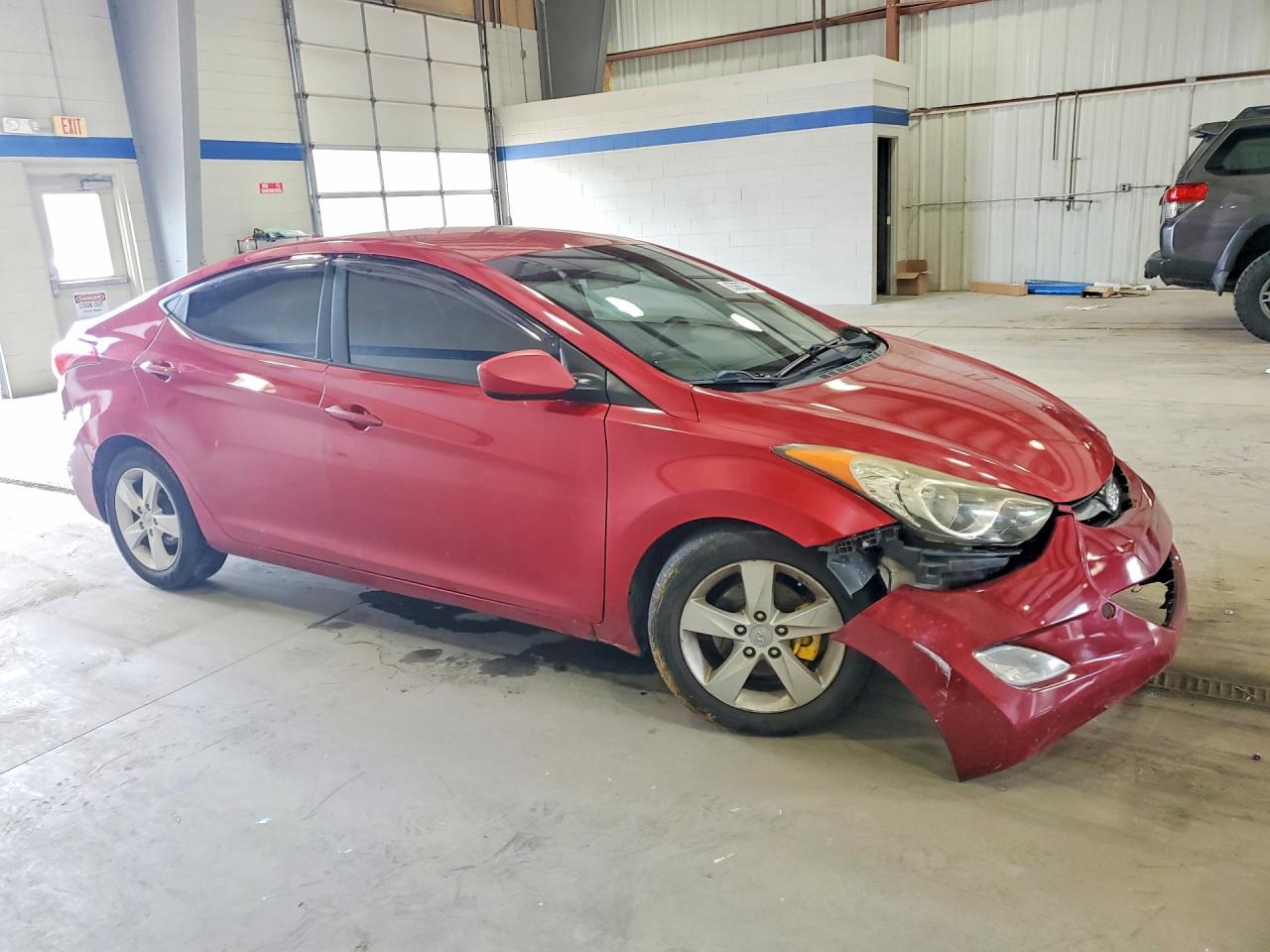 2013 Hyundai Elantra Gls Red vin: KMHDH4AE4DU941912