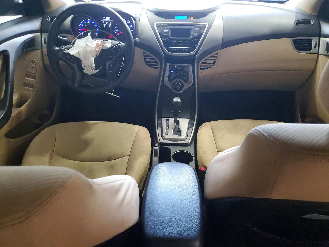 2013 Hyundai Elantra Gls Red vin: KMHDH4AE4DU941912