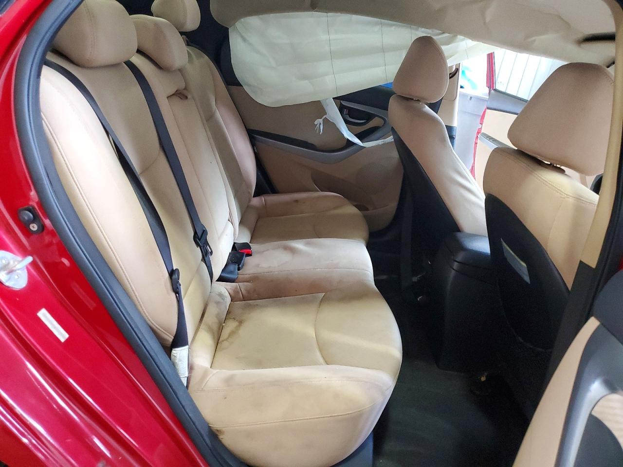 2013 Hyundai Elantra Gls Red vin: KMHDH4AE4DU941912