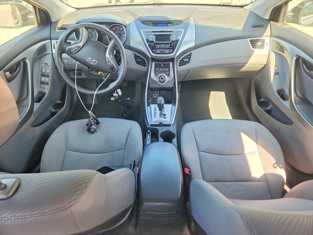2013 Hyundai Elantra Gls Black vin: KMHDH4AE4DU946429