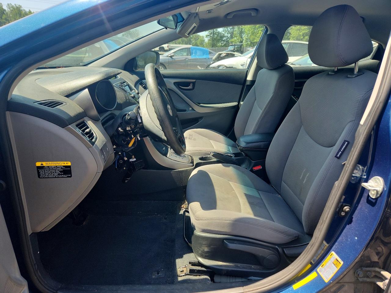 2013 Hyundai Elantra Gls Blue vin: KMHDH4AE4DU955485