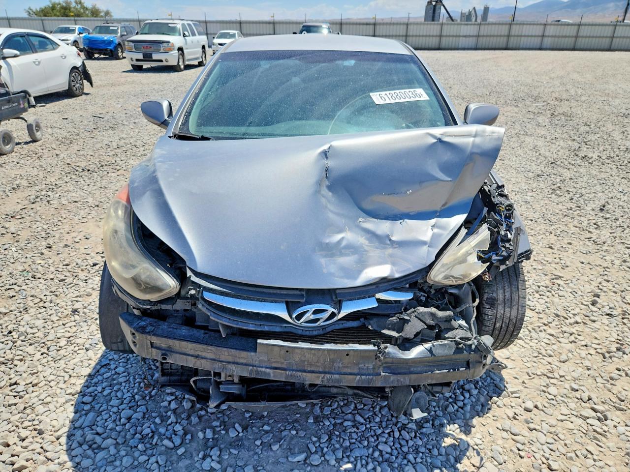 2013 Hyundai Elantra Gls Silver vin: KMHDH4AE4DU972495