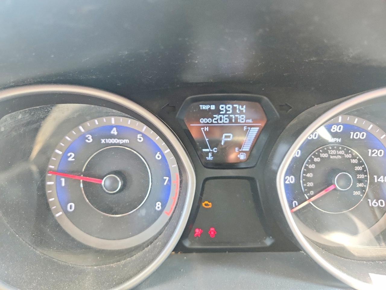 2013 Hyundai Elantra Gls Silver vin: KMHDH4AE4DU972495