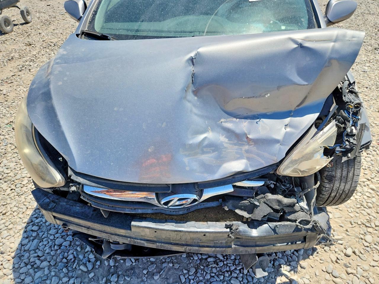 2013 Hyundai Elantra Gls Silver vin: KMHDH4AE4DU972495