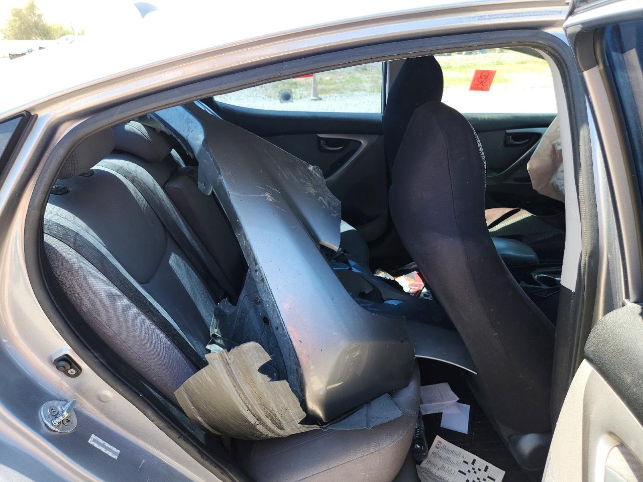 2013 Hyundai Elantra Gls Silver vin: KMHDH4AE4DU972495