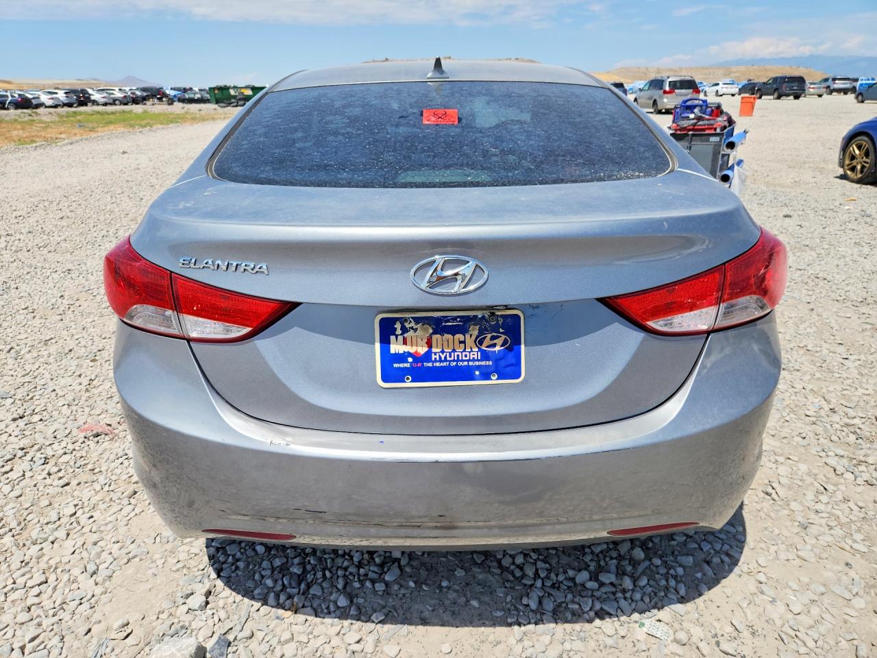 2013 Hyundai Elantra Gls Silver vin: KMHDH4AE4DU972495