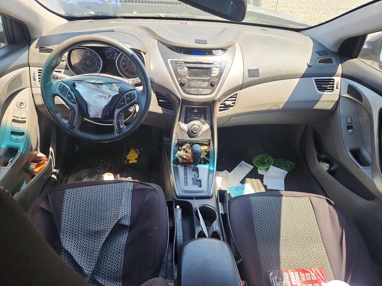 2013 Hyundai Elantra Gls Silver vin: KMHDH4AE4DU972495