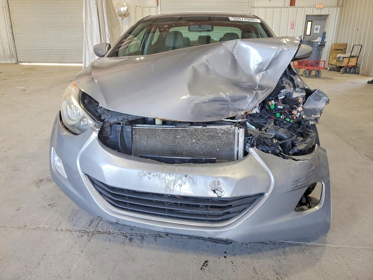 2013 Hyundai Elantra Gls Silver vin: KMHDH4AE4DU976272
