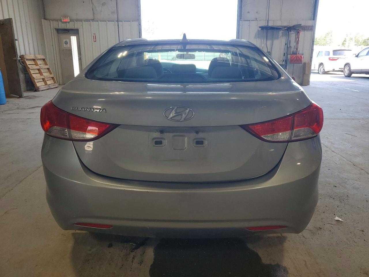 2013 Hyundai Elantra Gls Silver vin: KMHDH4AE4DU976272