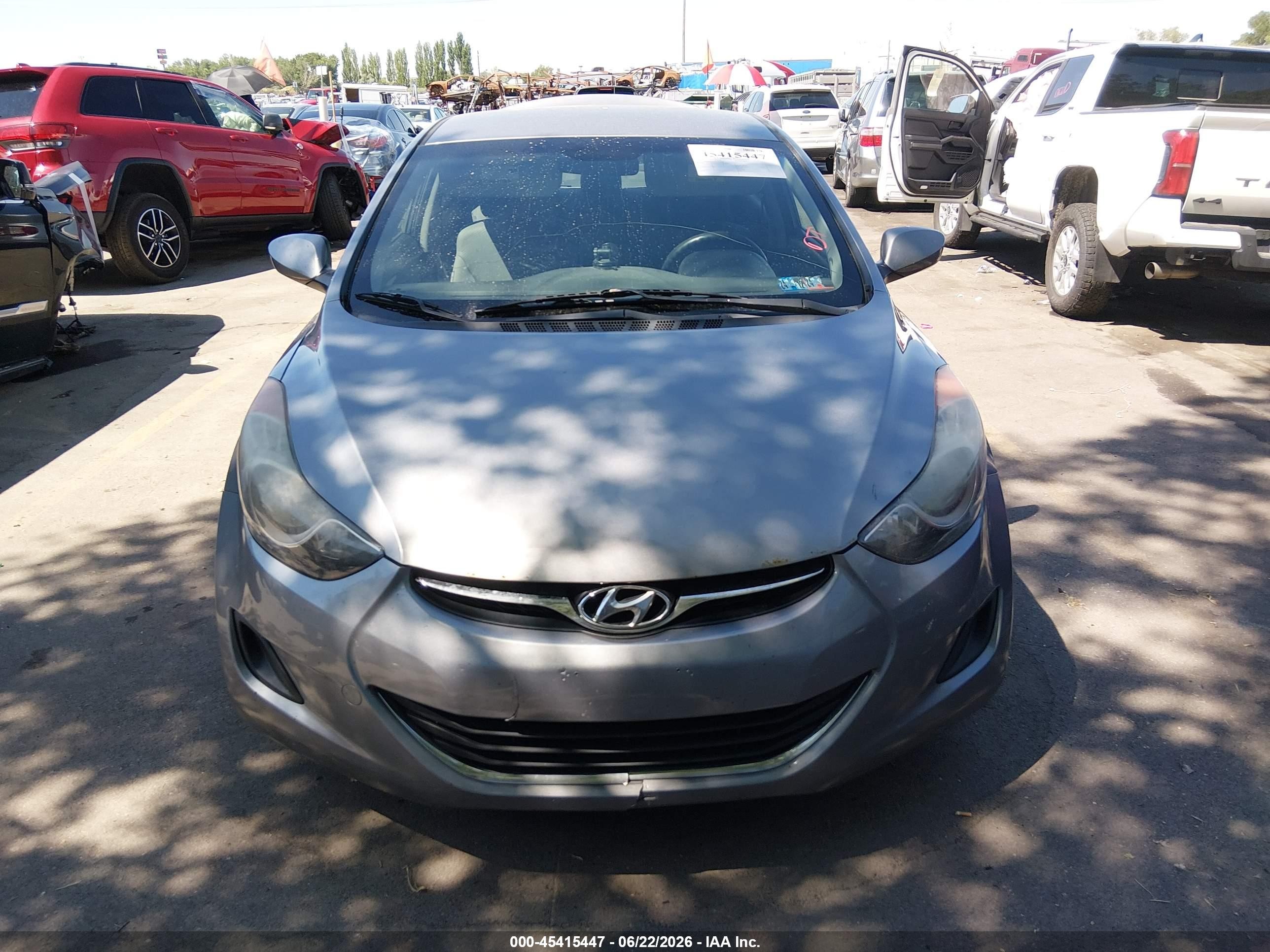 2013 Hyundai Elantra Gls Silver vin: KMHDH4AE4DU993914