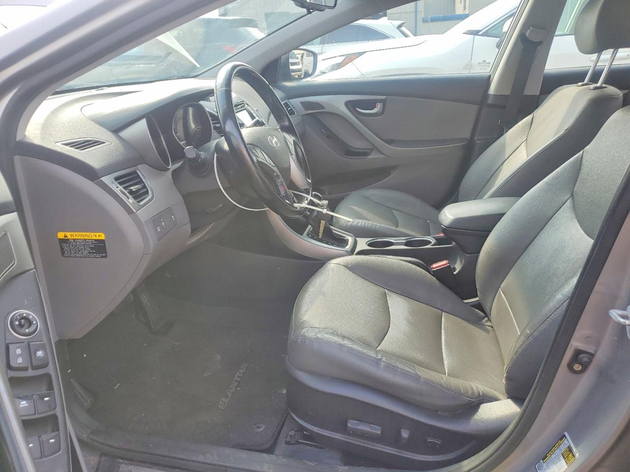 2014 Hyundai Elantra Limited Silver vin: KMHDH4AE4EU044008