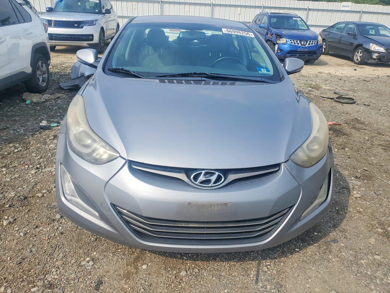 2014 Hyundai Elantra Limited Silver vin: KMHDH4AE4EU044008