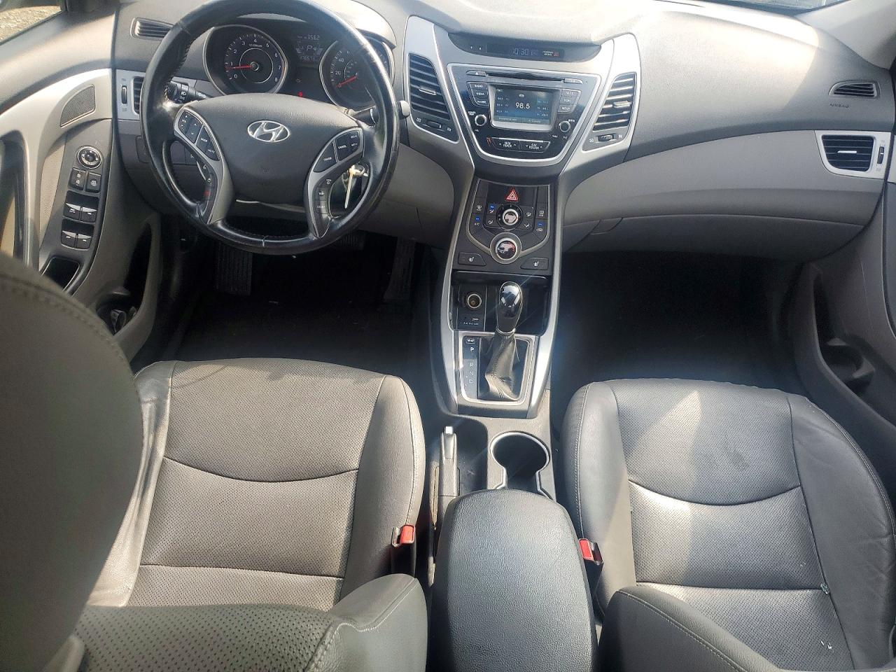 2014 Hyundai Elantra Limited Silver vin: KMHDH4AE4EU044008
