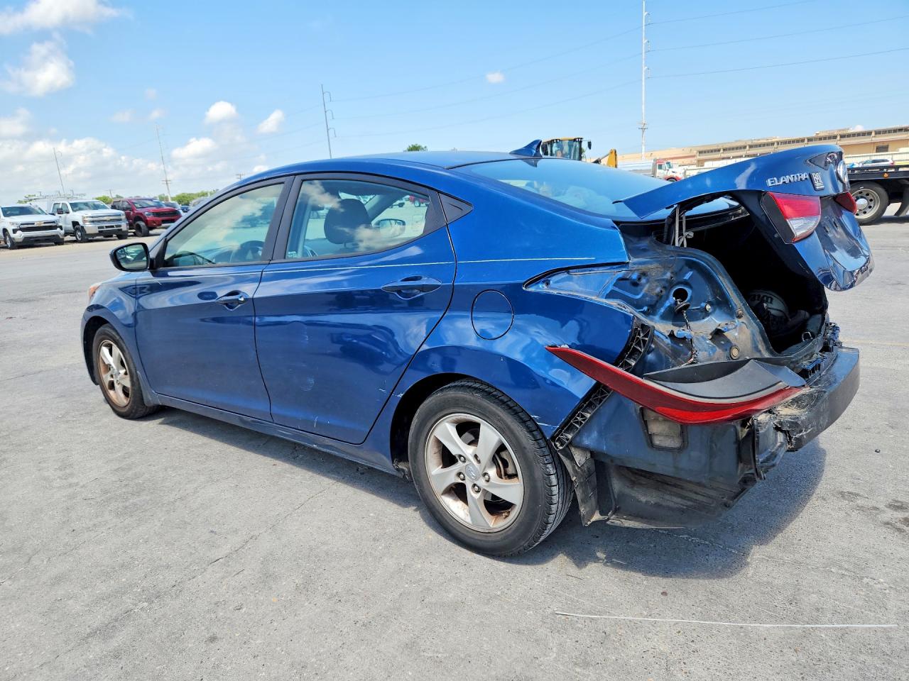 2014 Hyundai Elantra Se Синий vin: KMHDH4AE4EU064758