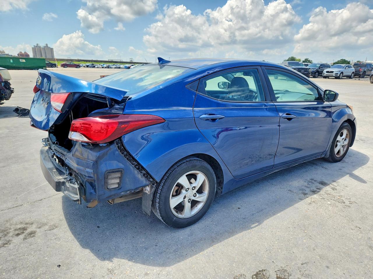 2014 Hyundai Elantra Se Синий vin: KMHDH4AE4EU064758