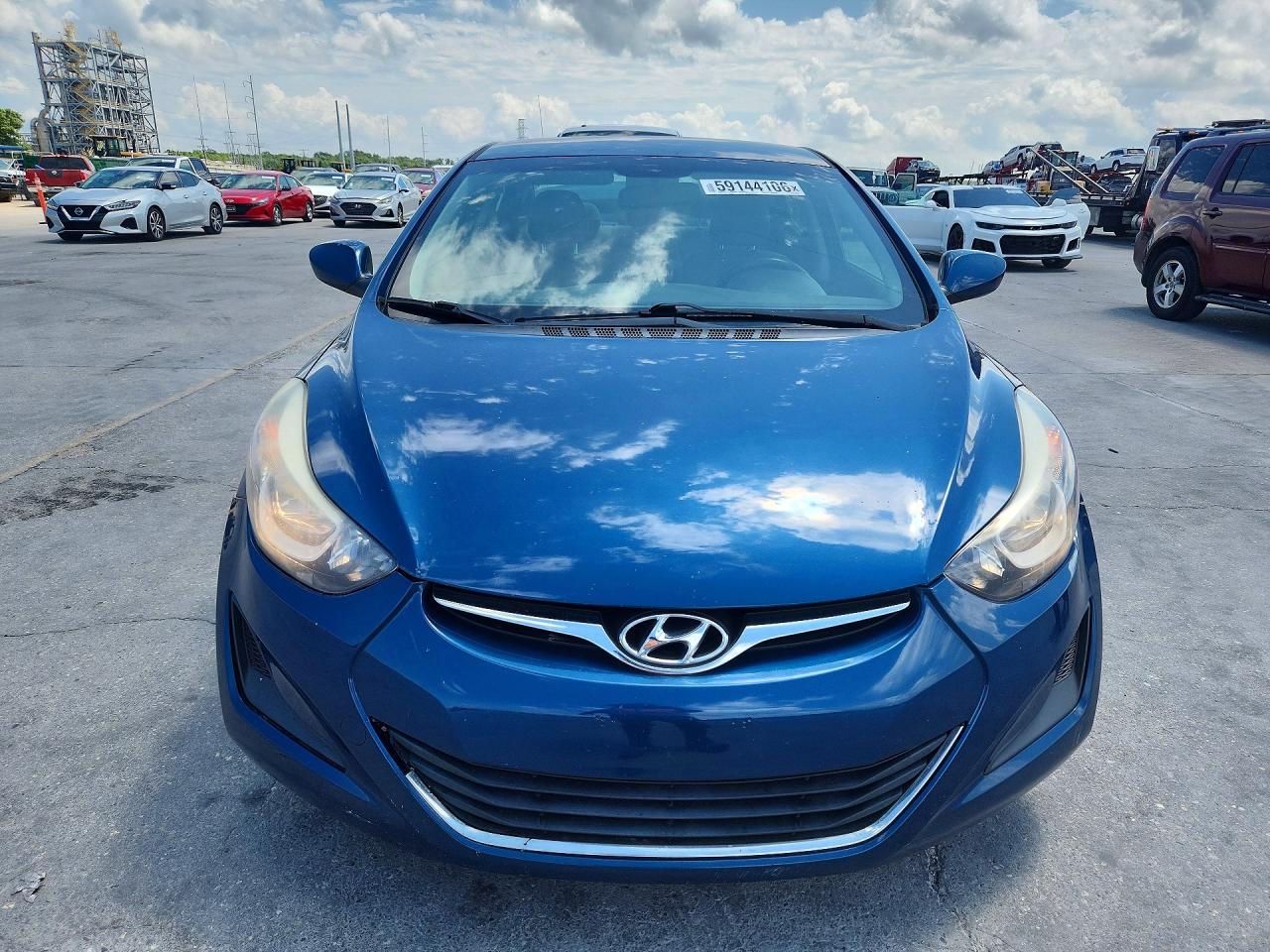 2014 Hyundai Elantra Se Синий vin: KMHDH4AE4EU064758