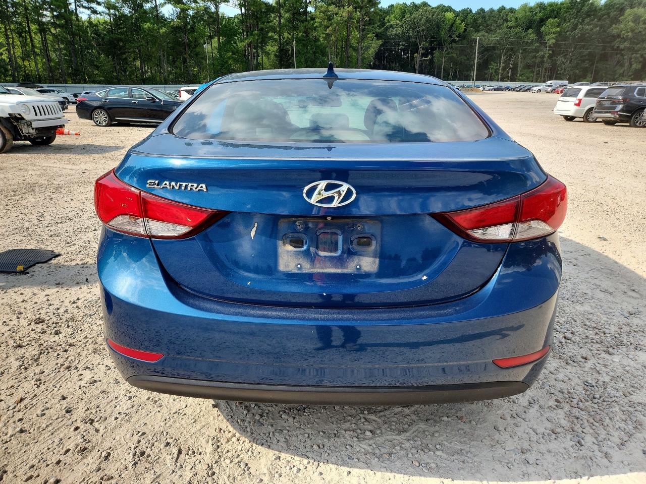 2014 Hyundai Elantra Se Blue vin: KMHDH4AE4EU083794
