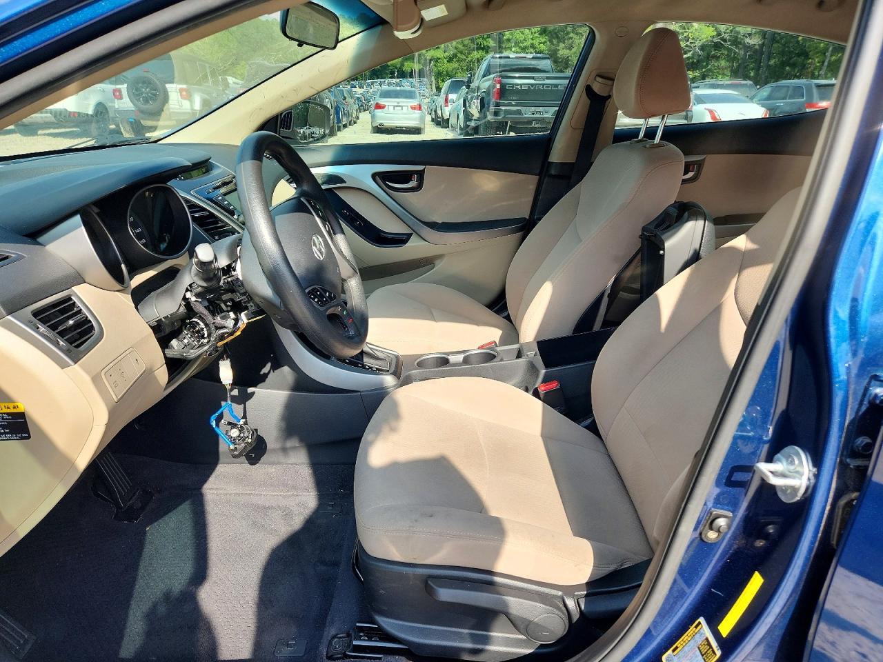 2014 Hyundai Elantra Se Blue vin: KMHDH4AE4EU083794
