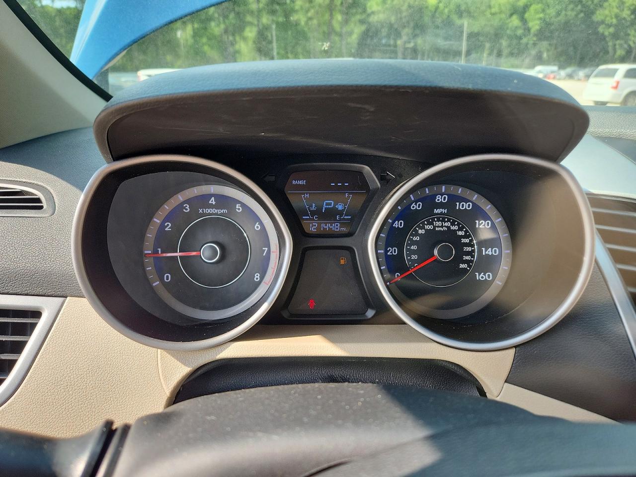 2014 Hyundai Elantra Se Blue vin: KMHDH4AE4EU083794