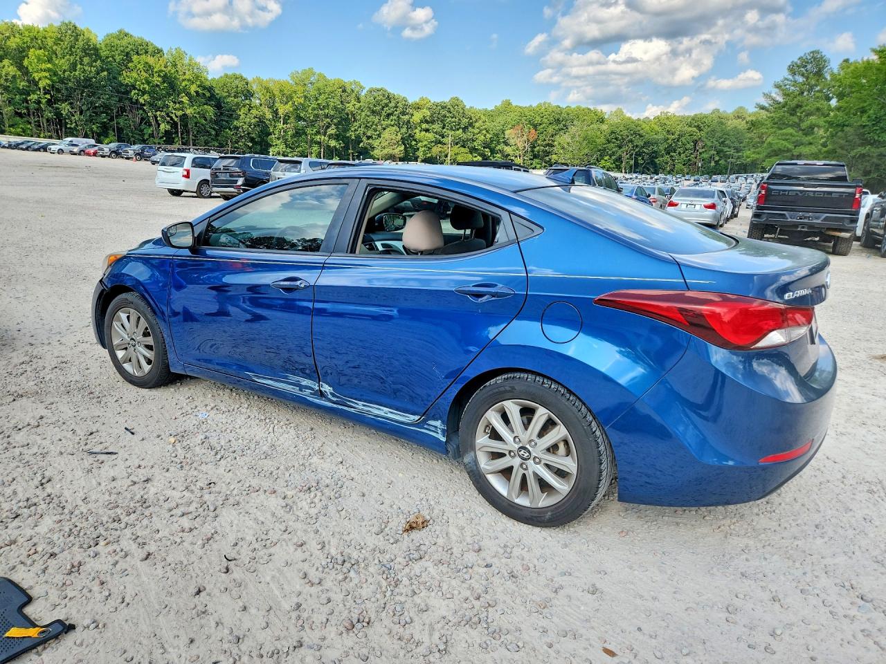 2014 Hyundai Elantra Se Blue vin: KMHDH4AE4EU083794