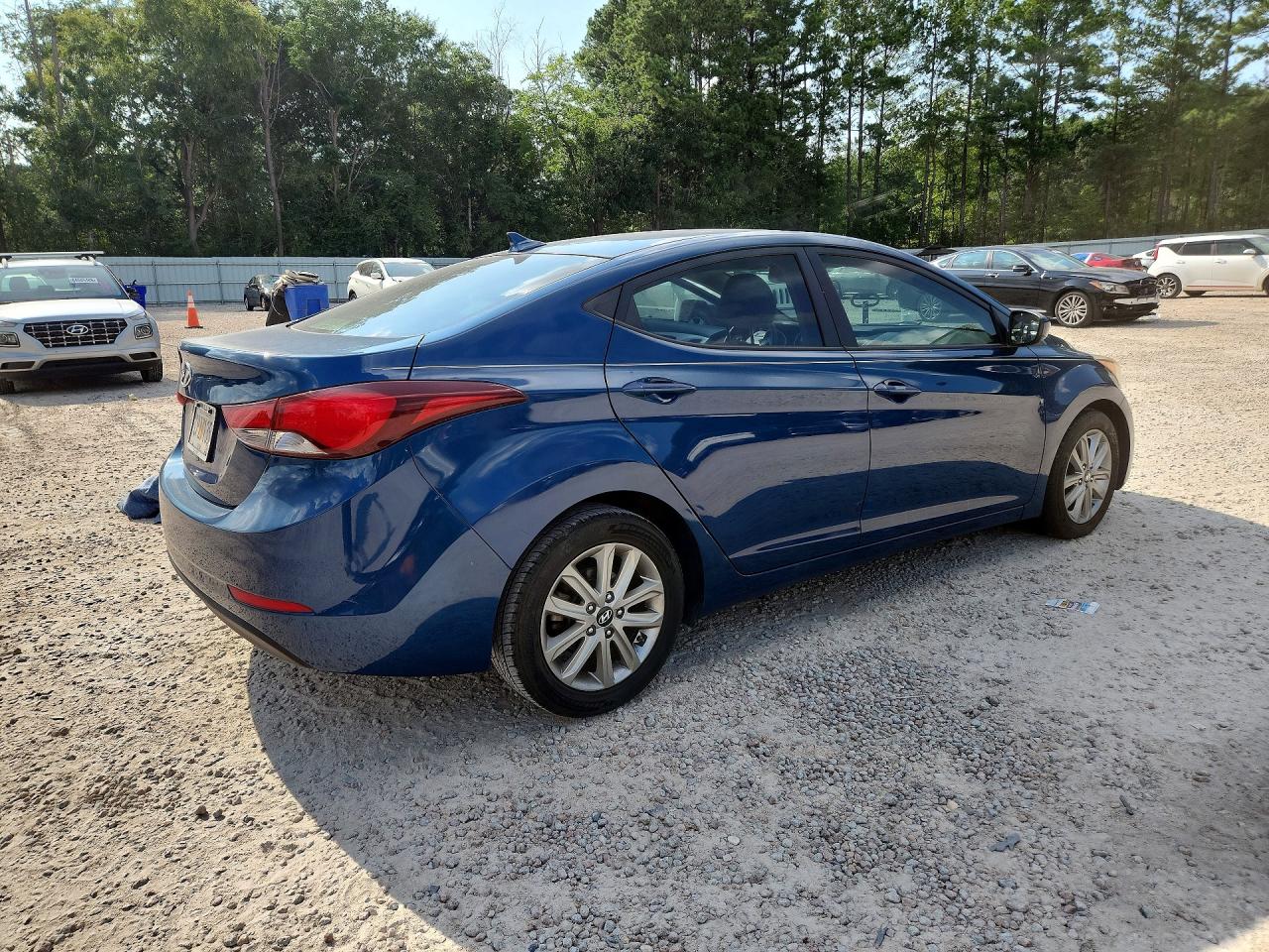 2014 Hyundai Elantra Se Blue vin: KMHDH4AE4EU083794