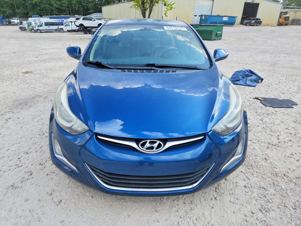 2014 Hyundai Elantra Se Blue vin: KMHDH4AE4EU083794