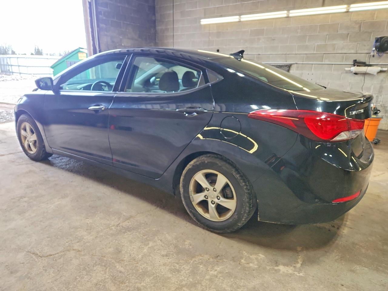 2014 Hyundai Elantra Se Black vin: KMHDH4AE4EU085934