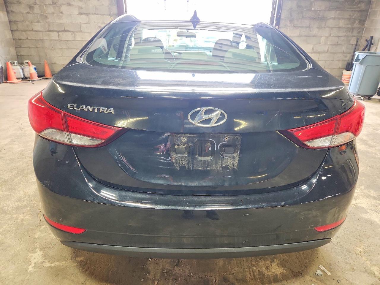 2014 Hyundai Elantra Se Black vin: KMHDH4AE4EU085934