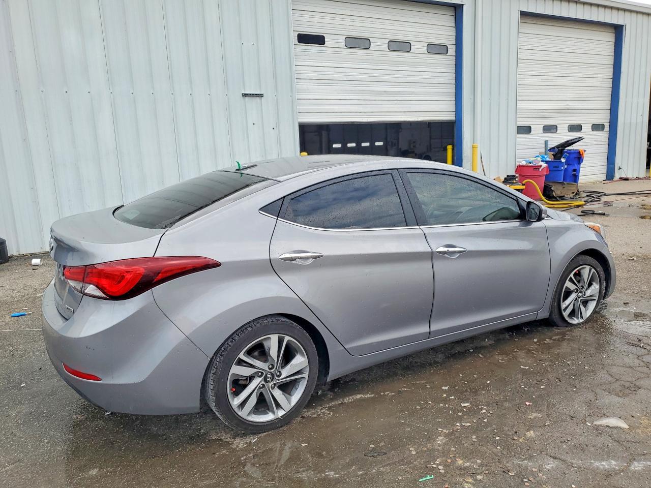2014 Hyundai Elantra Limited Серый vin: KMHDH4AE4EU094648