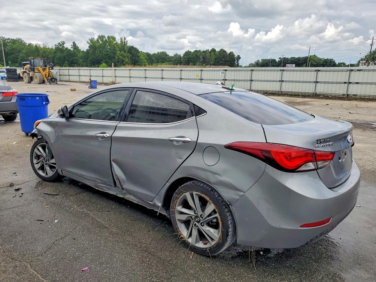 2014 Hyundai Elantra Limited Серый vin: KMHDH4AE4EU094648