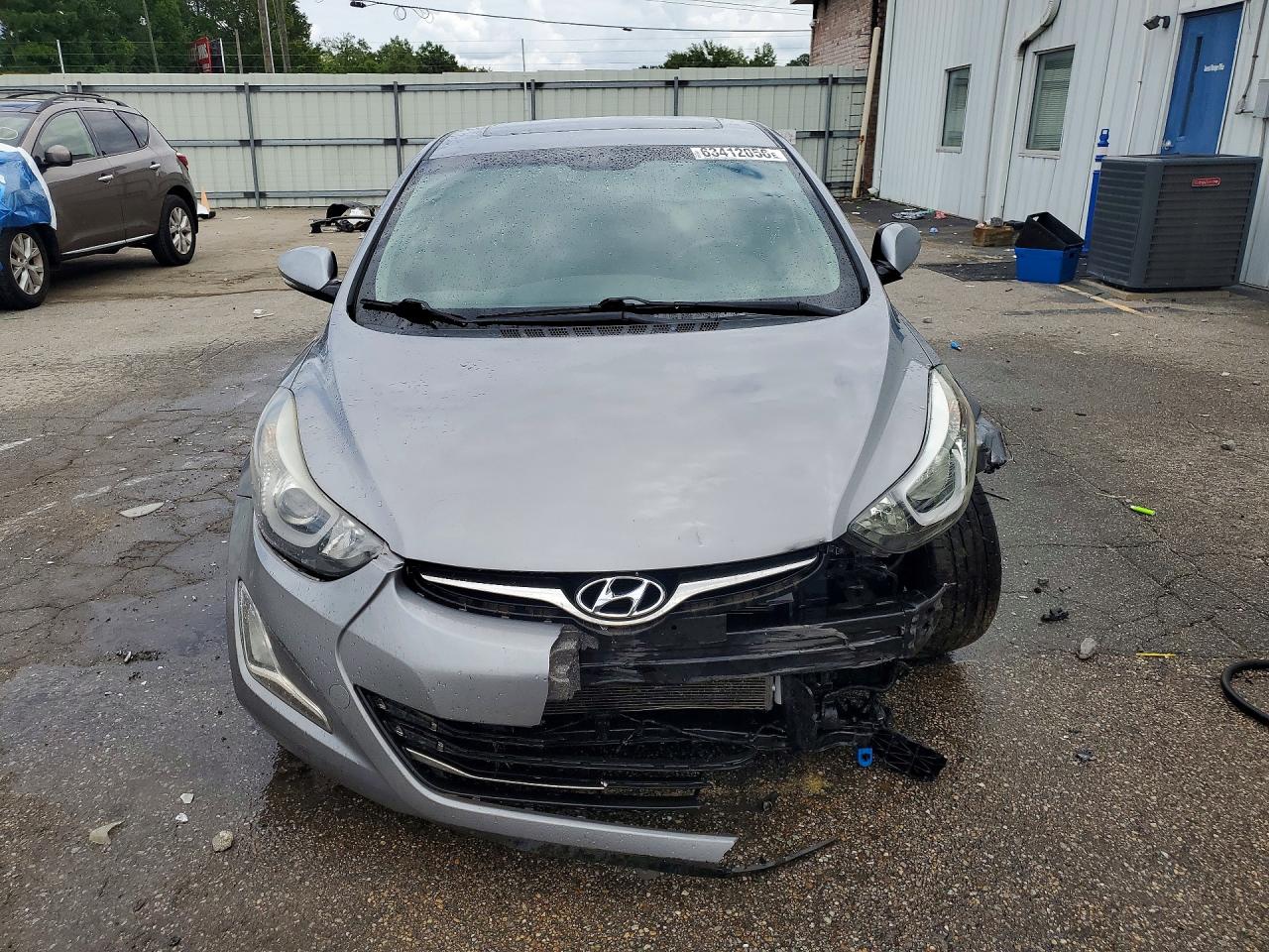 2014 Hyundai Elantra Limited Серый vin: KMHDH4AE4EU094648