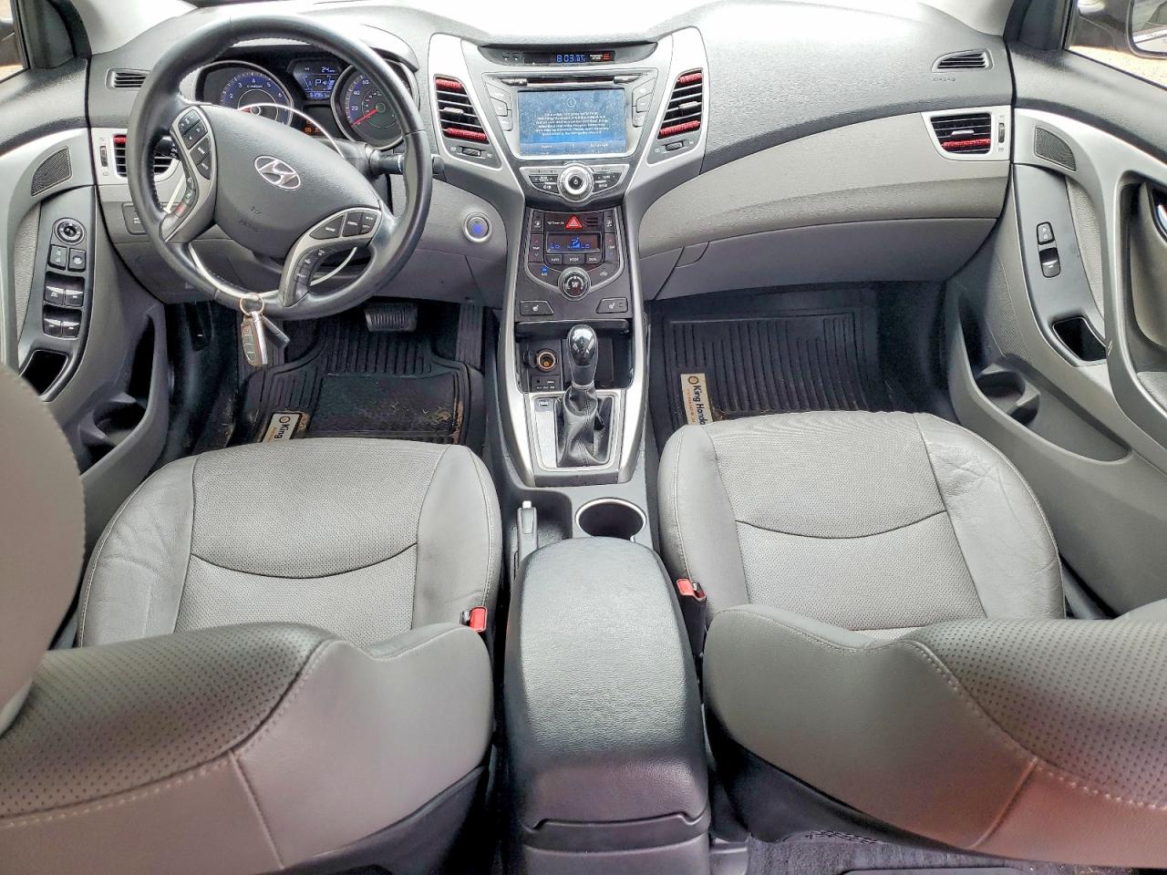 2014 Hyundai Elantra Limited Серый vin: KMHDH4AE4EU094648