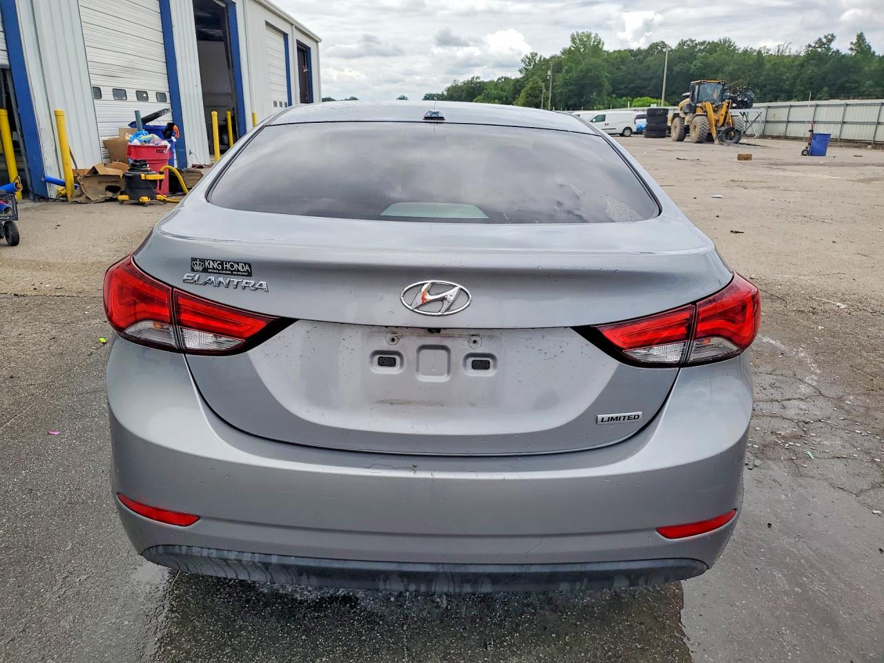 2014 Hyundai Elantra Limited Серый vin: KMHDH4AE4EU094648
