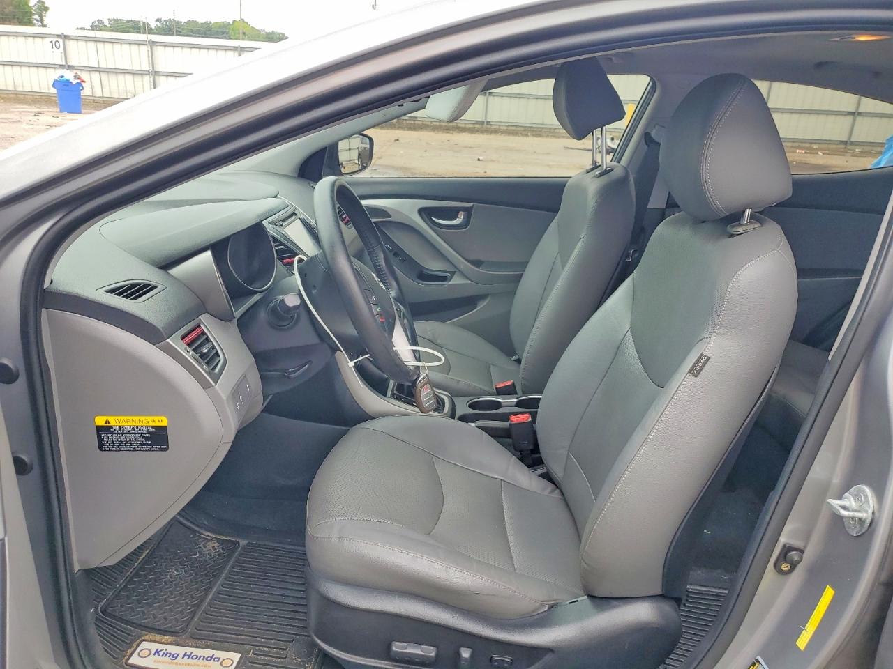 2014 Hyundai Elantra Limited Серый vin: KMHDH4AE4EU094648