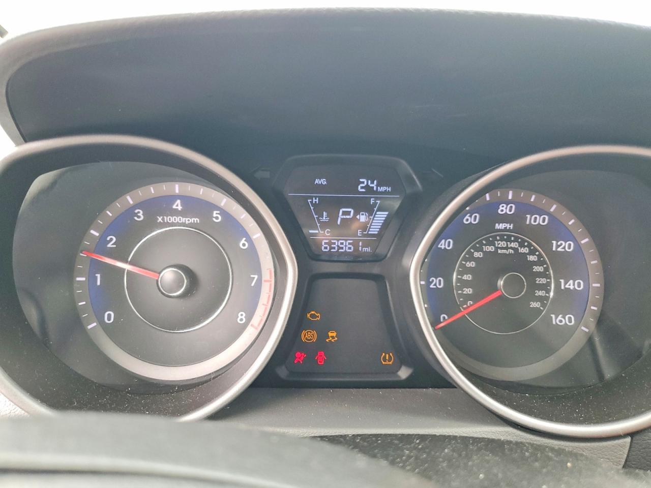 2014 Hyundai Elantra Limited Серый vin: KMHDH4AE4EU094648