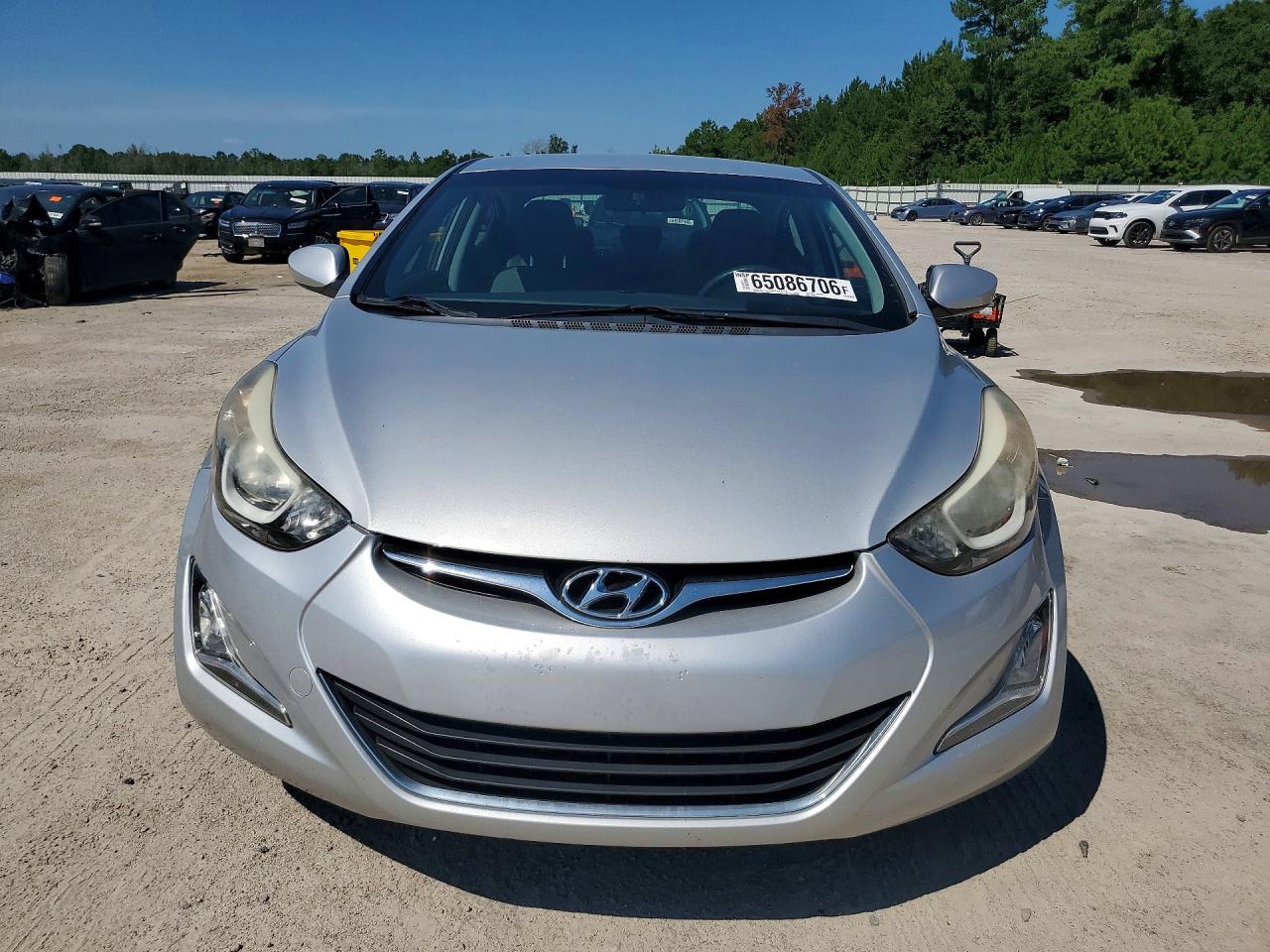 2014 Hyundai Elantra Se Silver vin: KMHDH4AE4EU103039