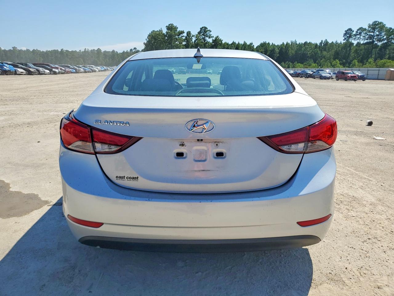 2014 Hyundai Elantra Se Silver vin: KMHDH4AE4EU103039
