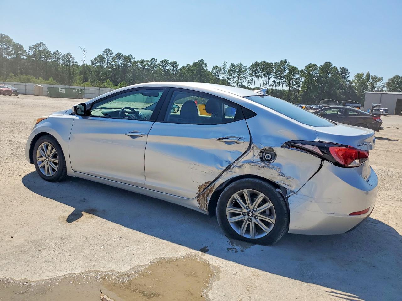 2014 Hyundai Elantra Se Silver vin: KMHDH4AE4EU103039