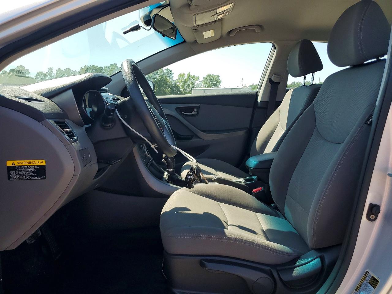 2014 Hyundai Elantra Se Silver vin: KMHDH4AE4EU103039