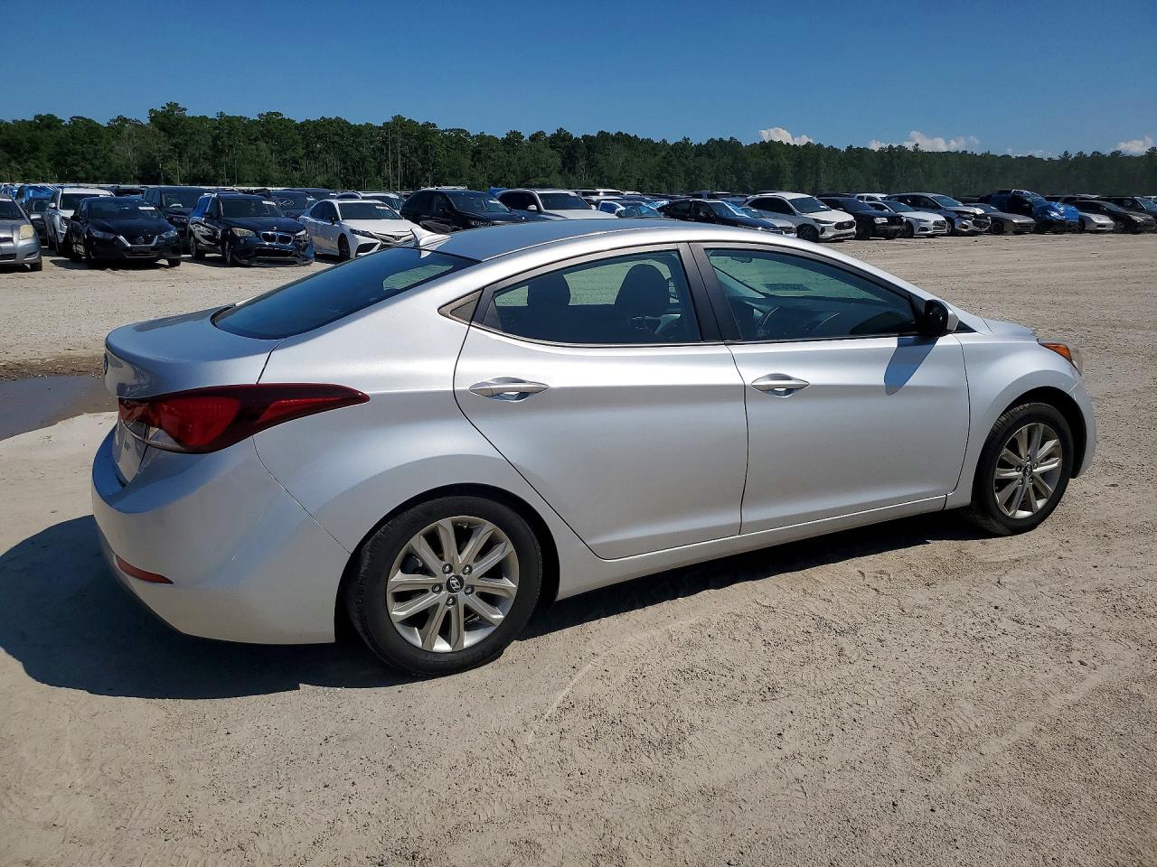 2014 Hyundai Elantra Se Silver vin: KMHDH4AE4EU103039