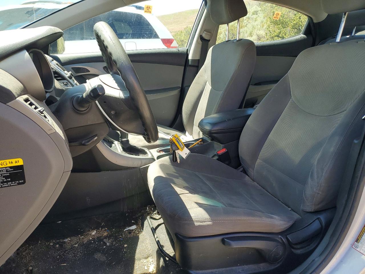 2014 Hyundai Elantra Se Silver vin: KMHDH4AE4EU107902