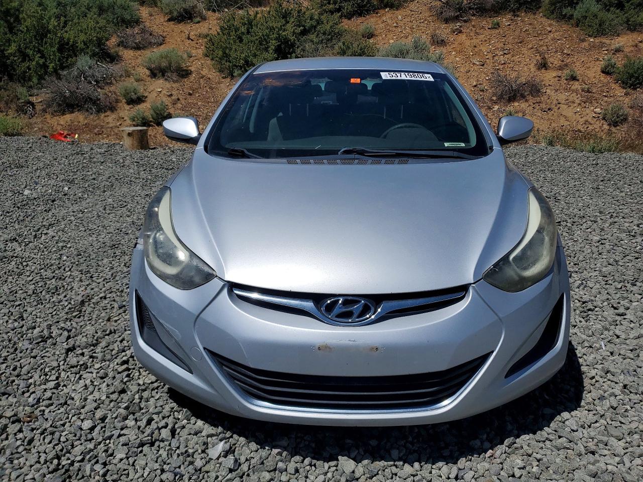 2014 Hyundai Elantra Se Silver vin: KMHDH4AE4EU107902