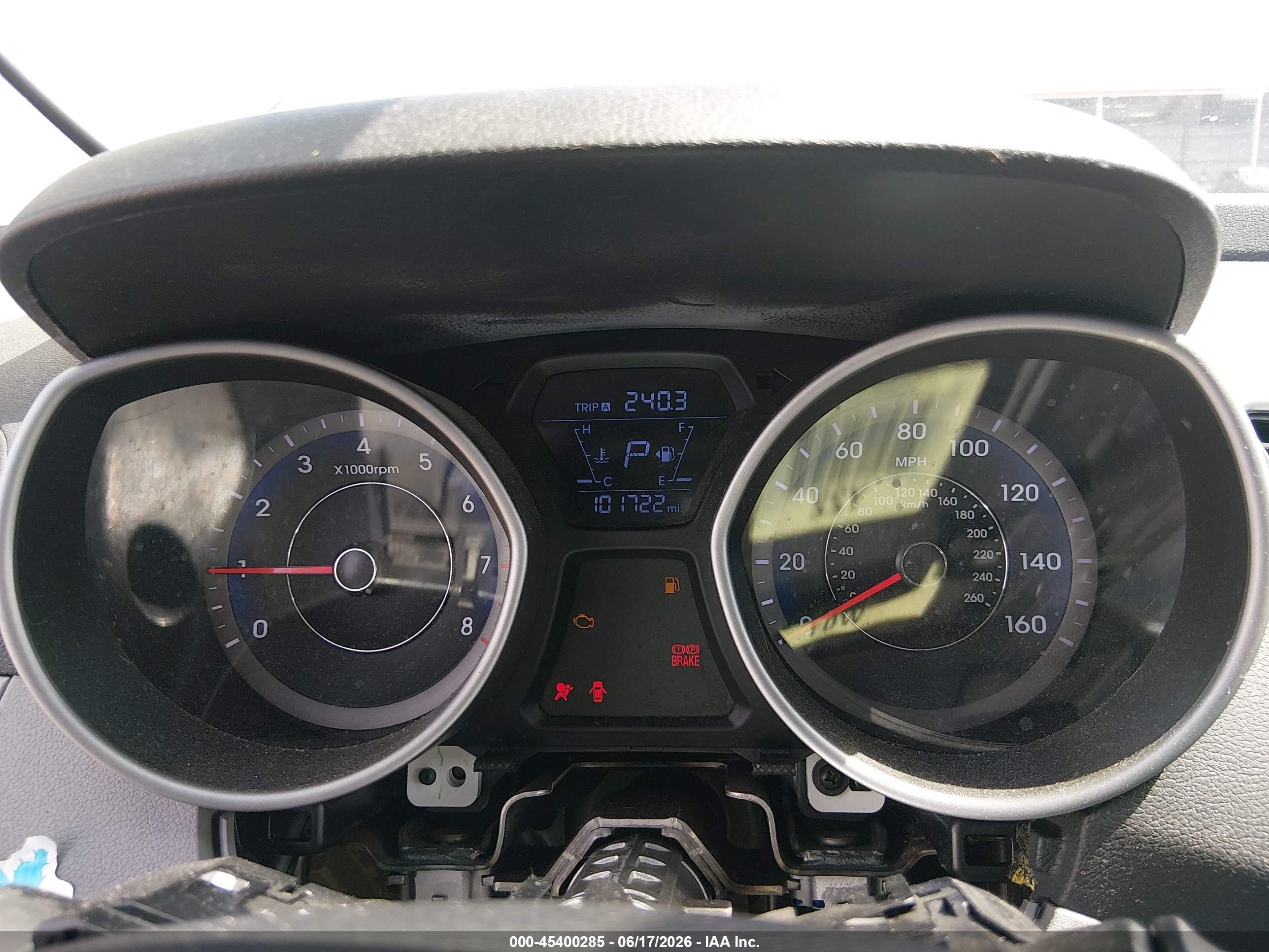 2014 Hyundai Elantra Limited Gray vin: KMHDH4AE4EU113277