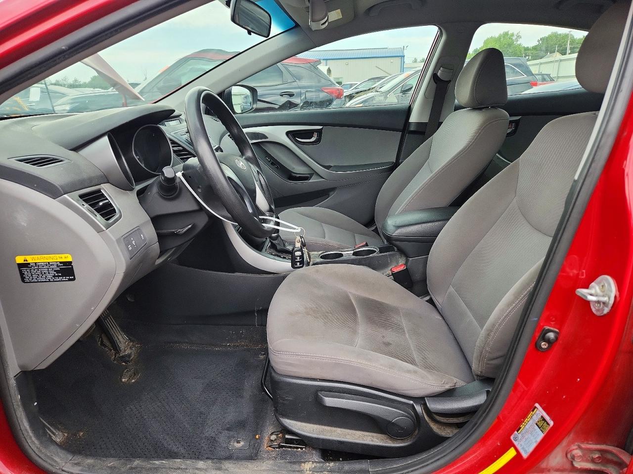 2014 Hyundai Elantra Se Red vin: KMHDH4AE4EU135196