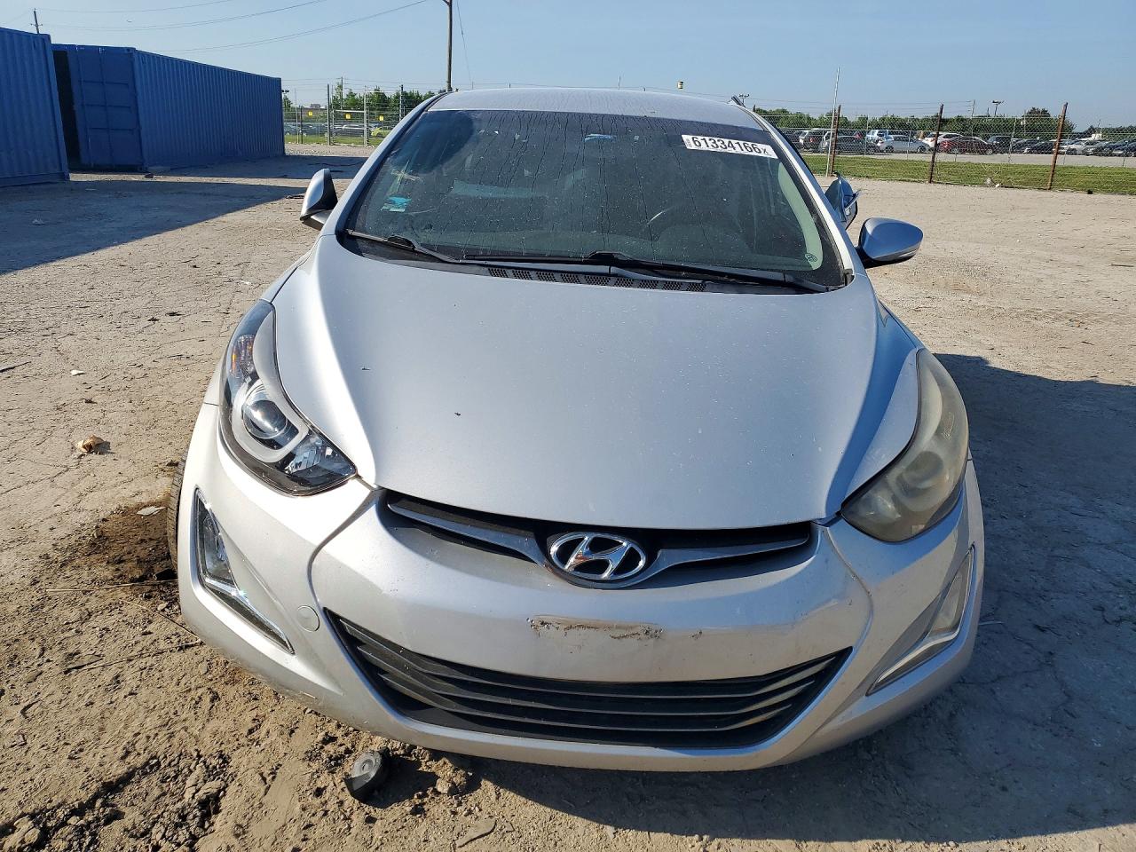 2014 Hyundai Elantra Limited Серебряный vin: KMHDH4AE4EU135974