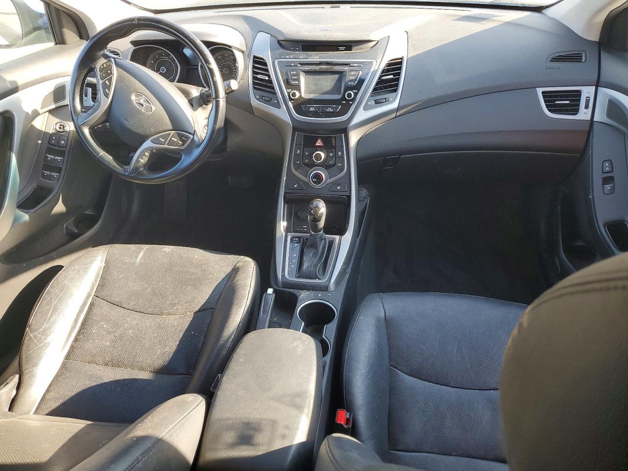 2014 Hyundai Elantra Limited Серебряный vin: KMHDH4AE4EU135974