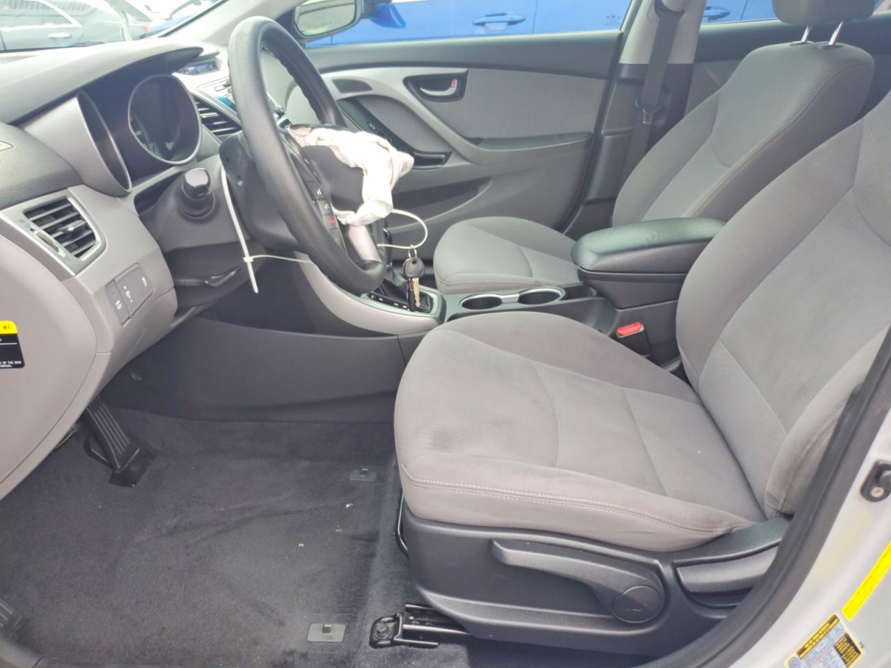 2014 Hyundai Elantra Se Silver vin: KMHDH4AE4EU147963