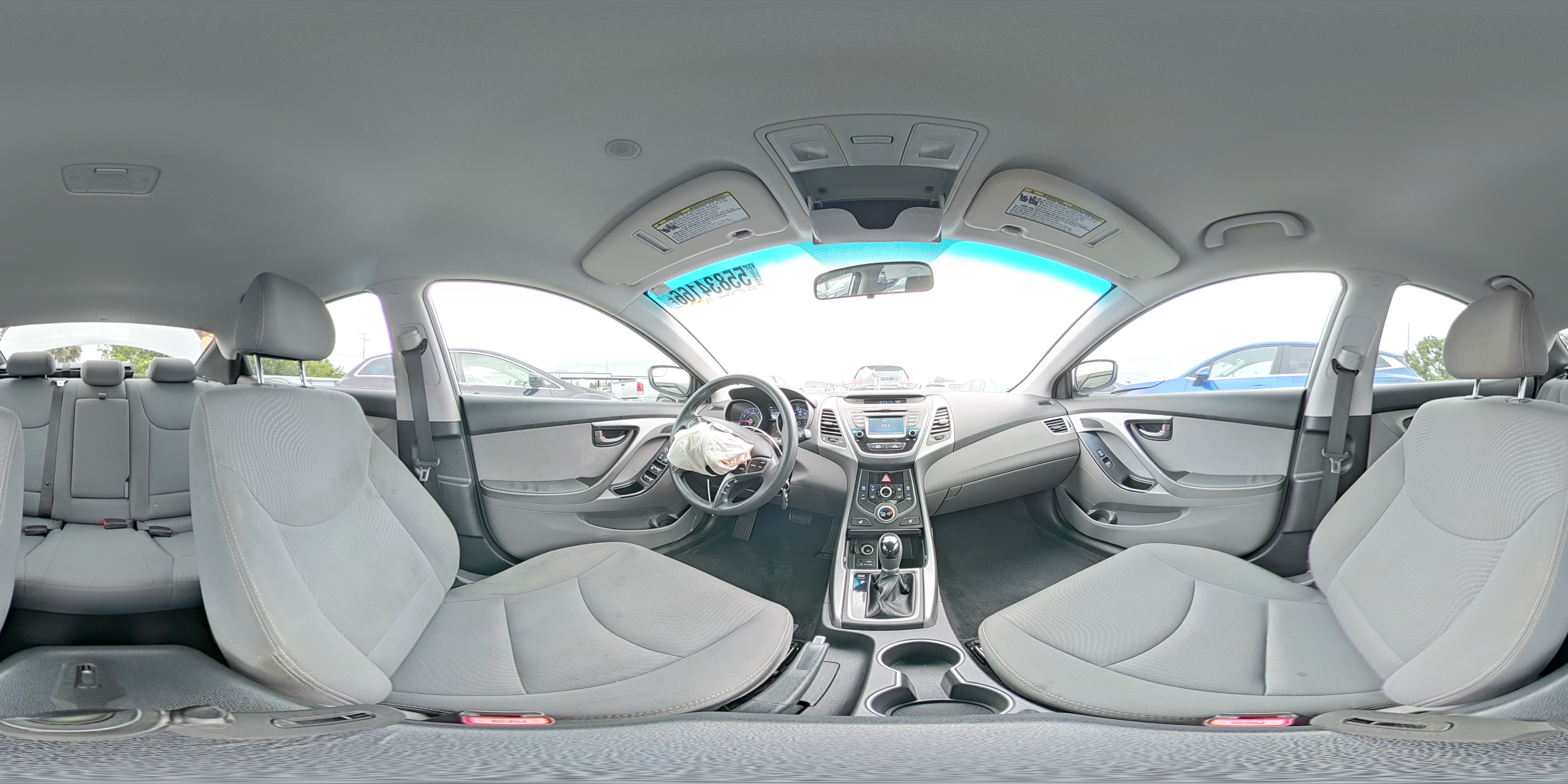 2014 Hyundai Elantra Se Silver vin: KMHDH4AE4EU147963