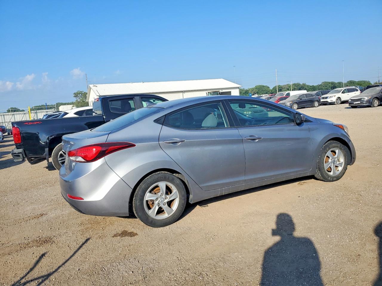 2014 Hyundai Elantra Se Серебряный vin: KMHDH4AE4EU164150